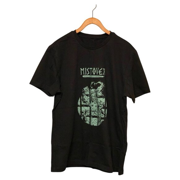 Mistover Black S/S T-Shirt Men's Size 2XL Stream Nintendo Switch Fate Of Mankind - Picture 1 of 14